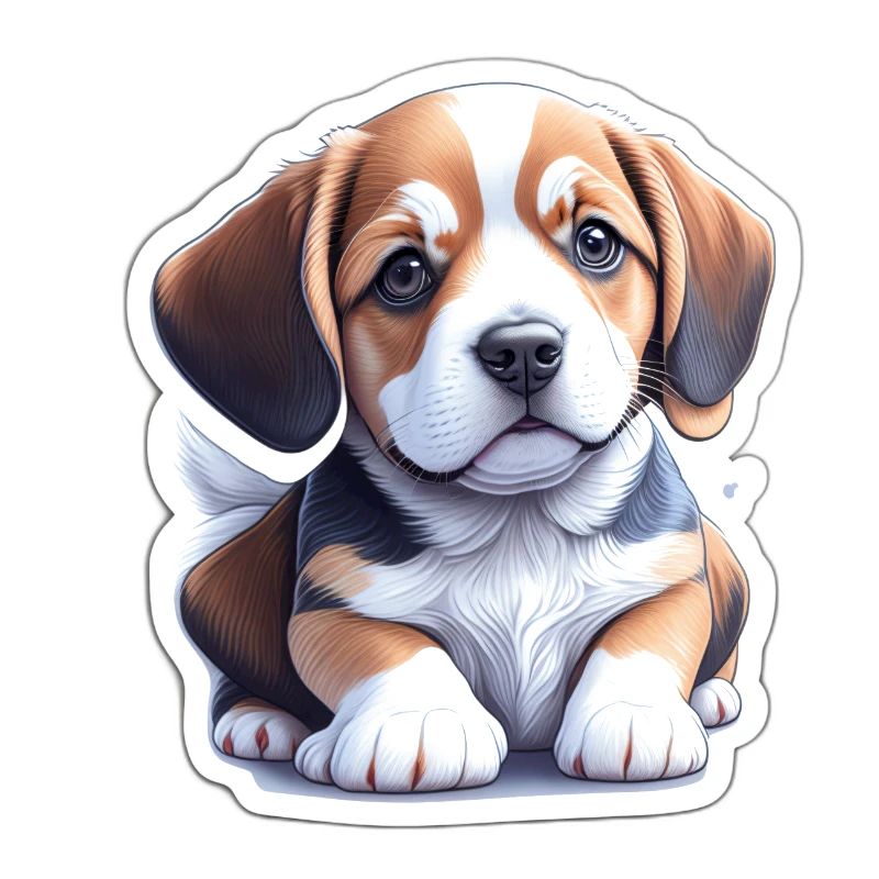 Chiot Beagle mignon