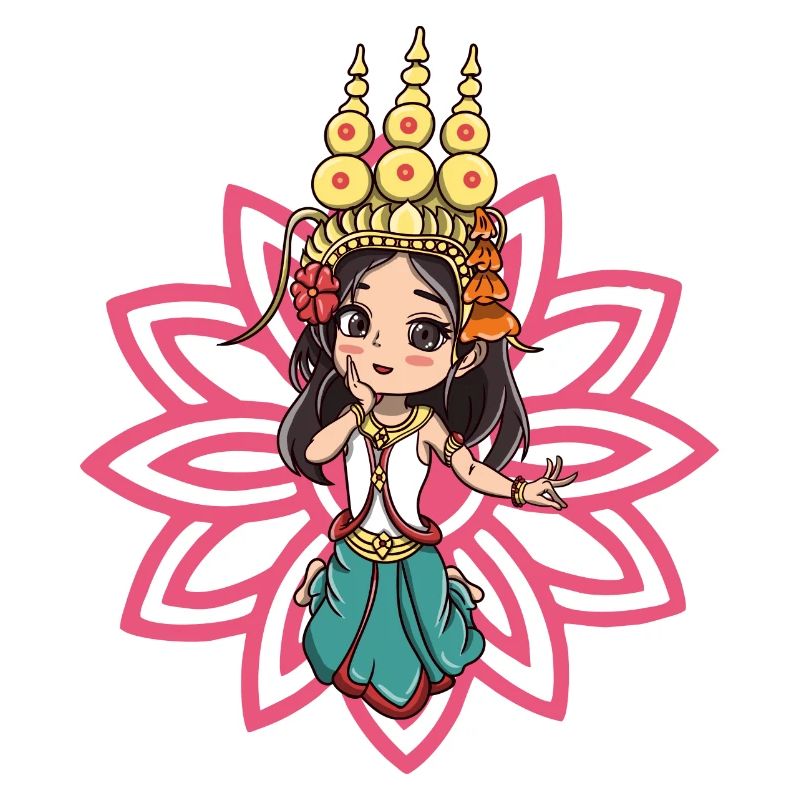 Cambodia Tradition Dance Khmer Apsara I Gift