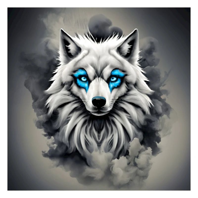 wolf blue eyes