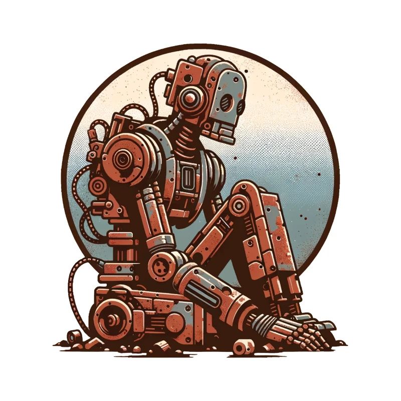 Robot, Romance, Heartbreak, Retro, Sad
