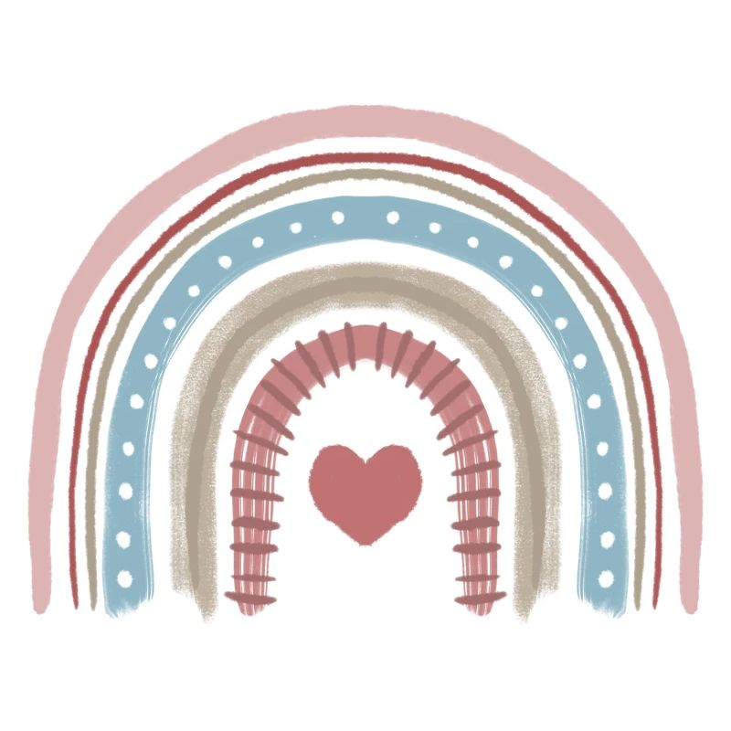Regenbogen Boho