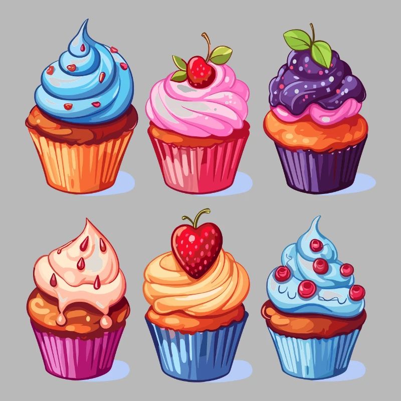 Cupcakes Cupcake Süßigkeiten Backwaren
