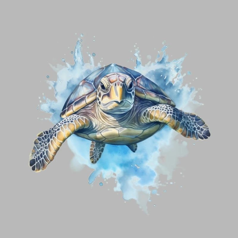 Blaue Schildkröte