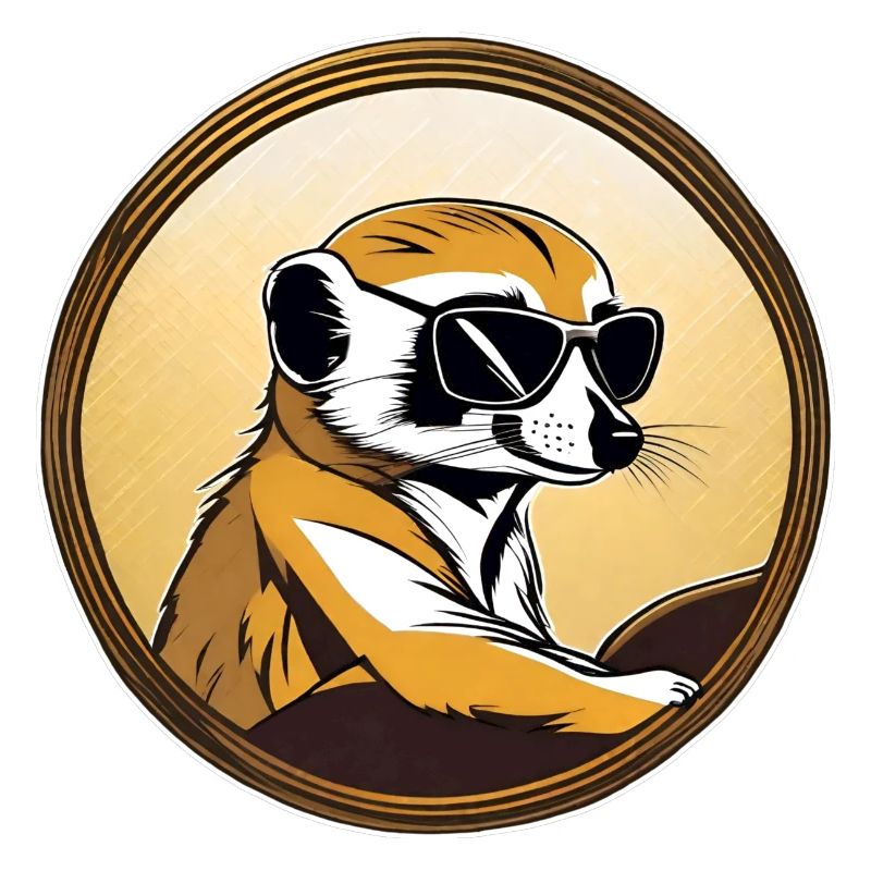 Suricate mignon avec lunettes de soleil
