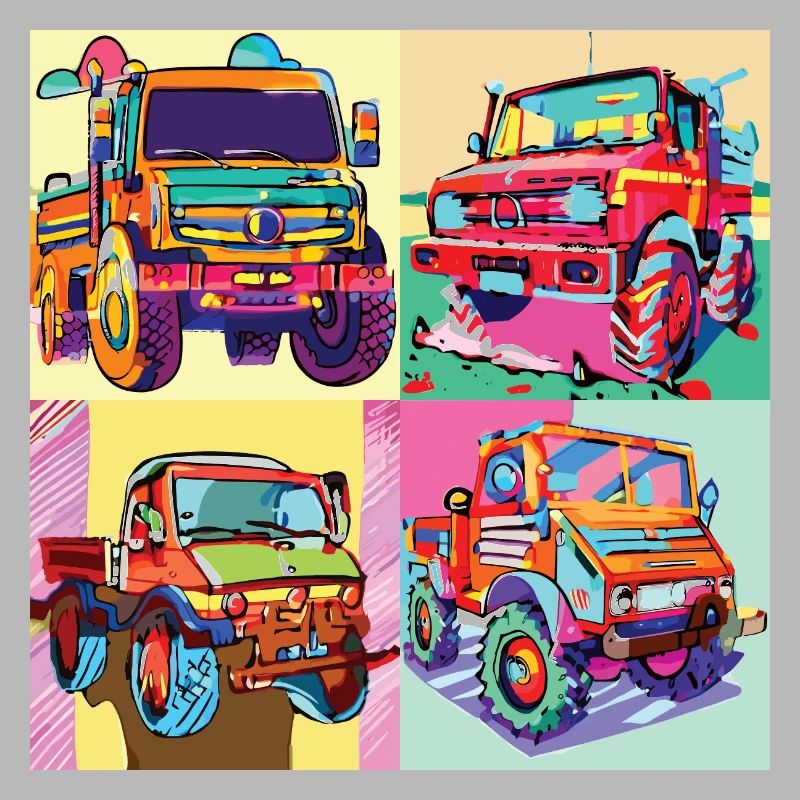 Unimog - Evolution - Warhol - Universal Motorgerät