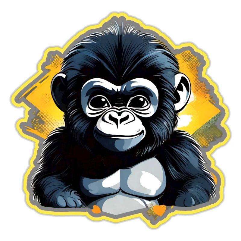 Mignon bébé gorille