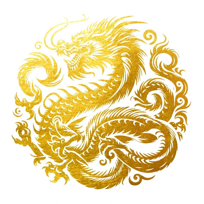 Tatouage de dragon chinois