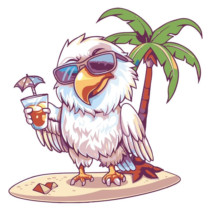 Palmier d’été de l’île Eagle