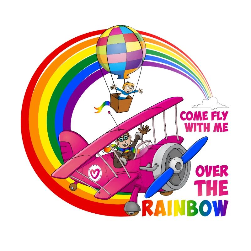 Fliegen Sie mit uns über den Regenbogen - LGBT
