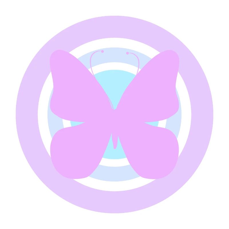 Papillon céleste violet