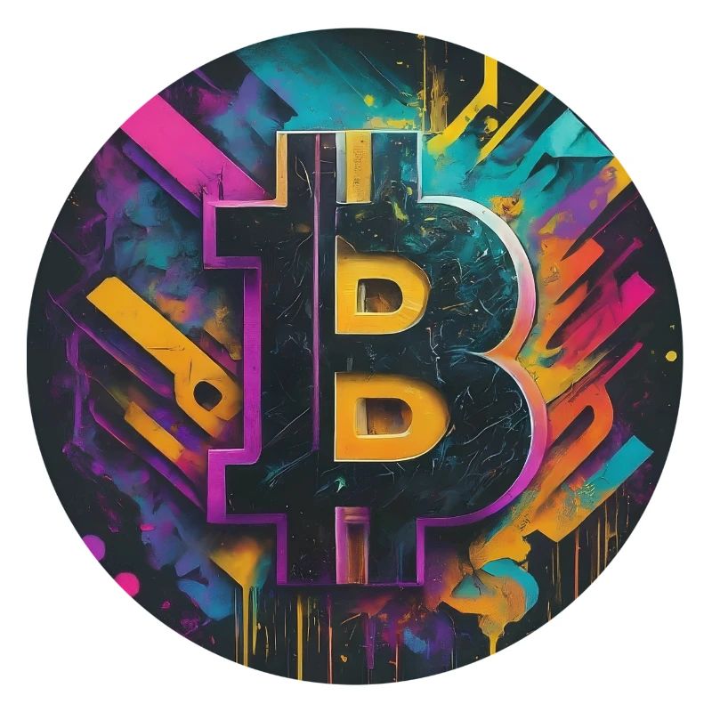 Bitcoin-Explosion der Farben