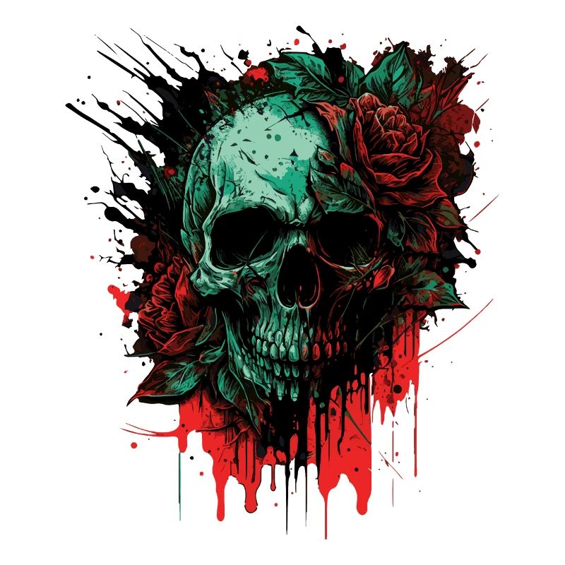Crâne de fleur