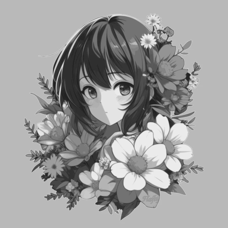 Fille aux fleurs 🌸 - 2