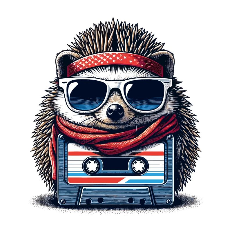 Hérisson Cassette Compacte Cassette Cassette Cadeau