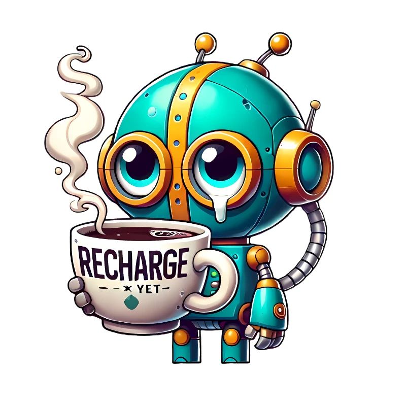 CoffeeFueled Robot Recharge Mode