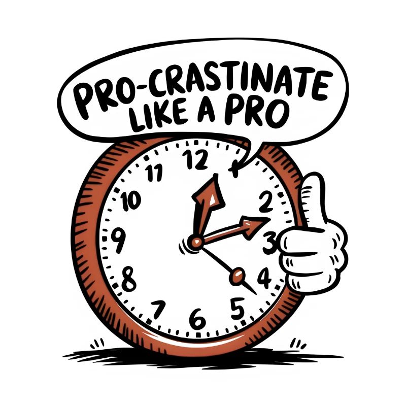 Procrastinate like a pro