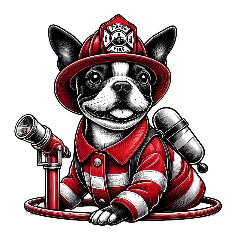 Bostie Fire Brigade Dog