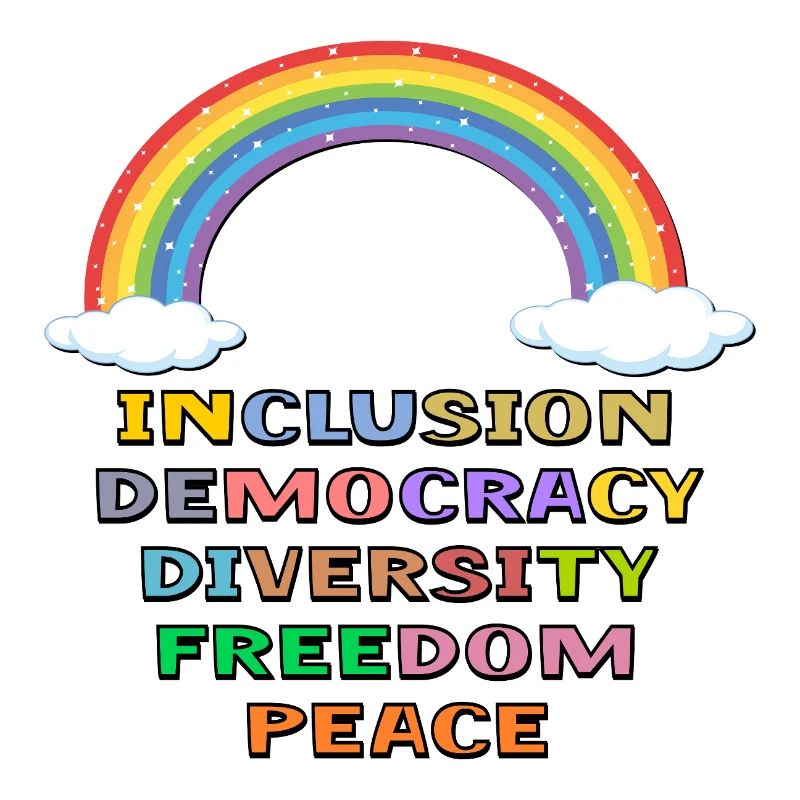 DEMOCRACY INCLUSION PEACE PRIDE