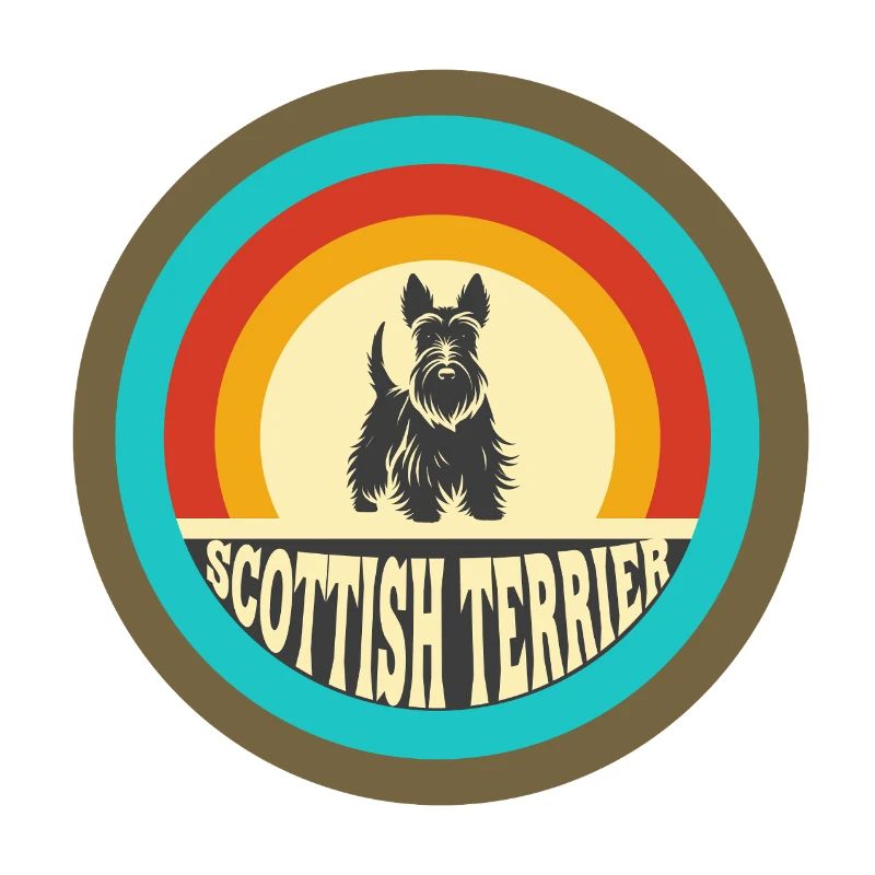 Scottish Terrier Vintage Design
