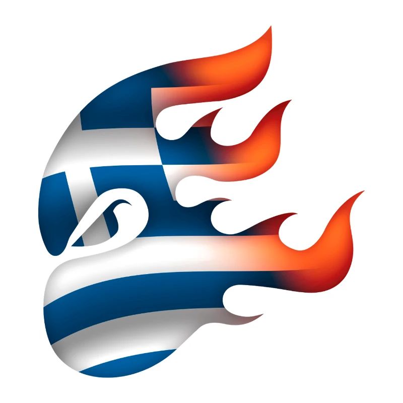 Drapeau de la Grèce - Grèce - Ninja