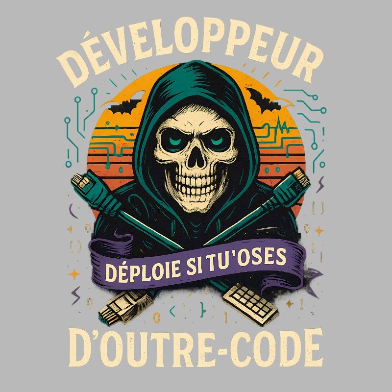 Web Developer - Halloween Skull