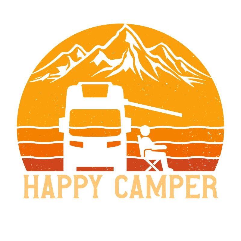Happy Camper Camper Camping