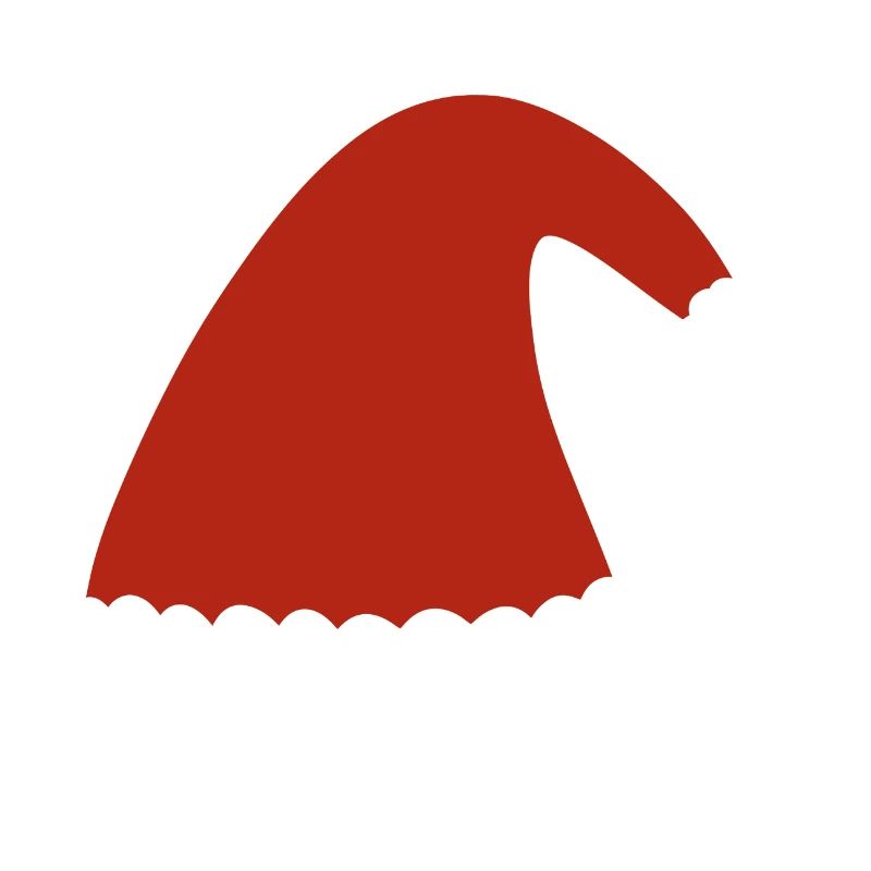Red Santa Hat with Fur Trim
