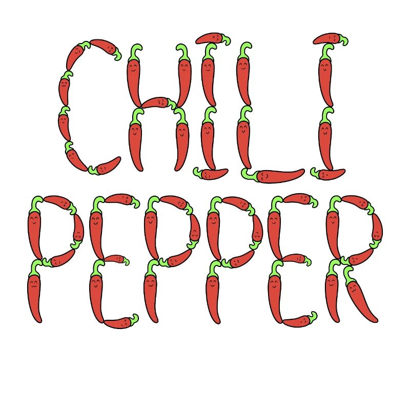 Typographie du piment