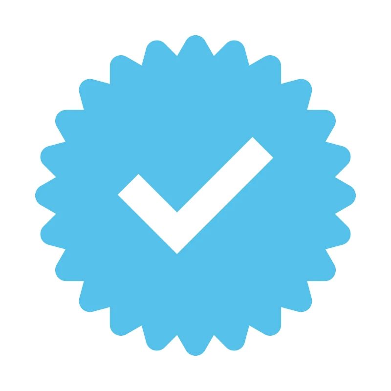 Blue Tick Abzeichen