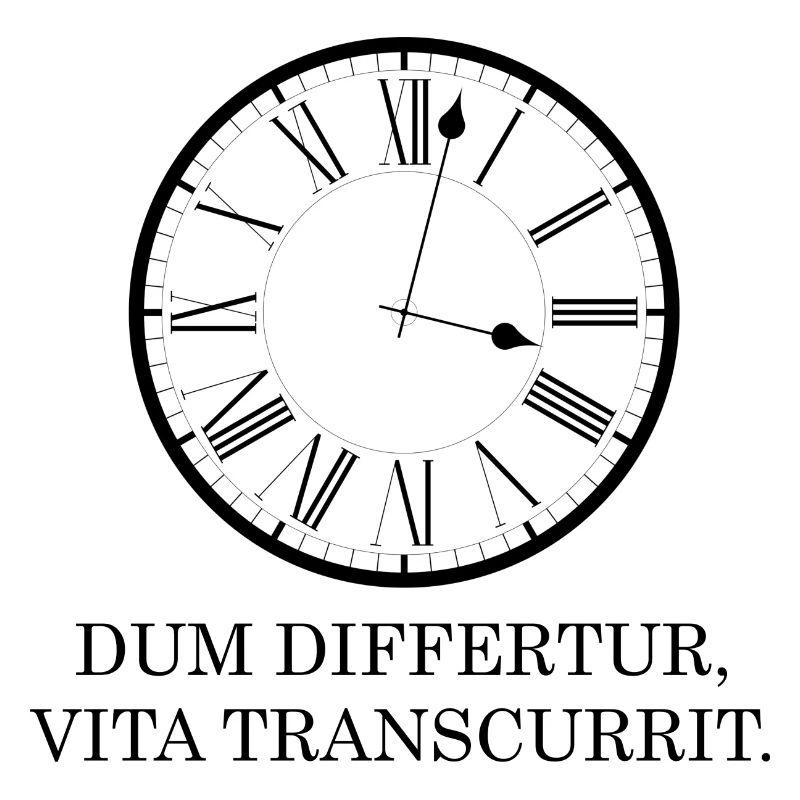 while it is postponed Latin black