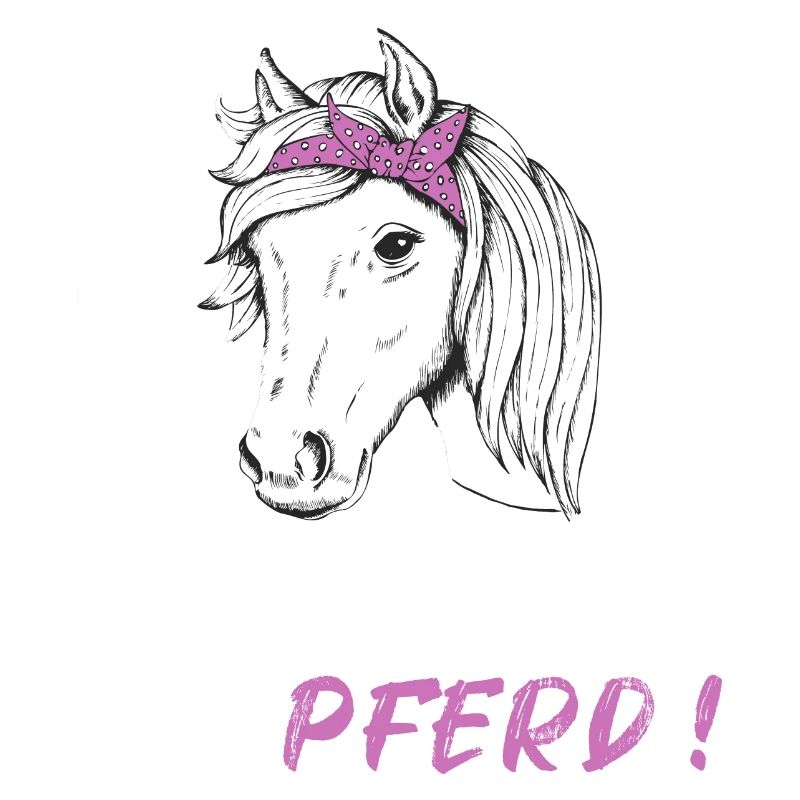 Mich gibts nur mit Pferd Mädchen Reiten Geschenk