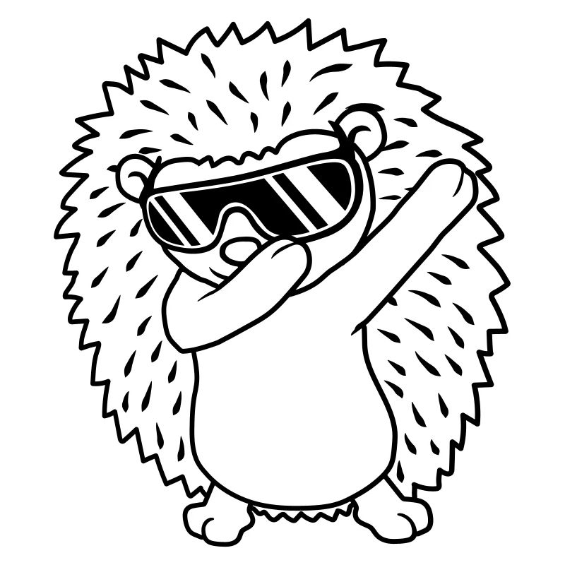 dabbing hérisson dab danse