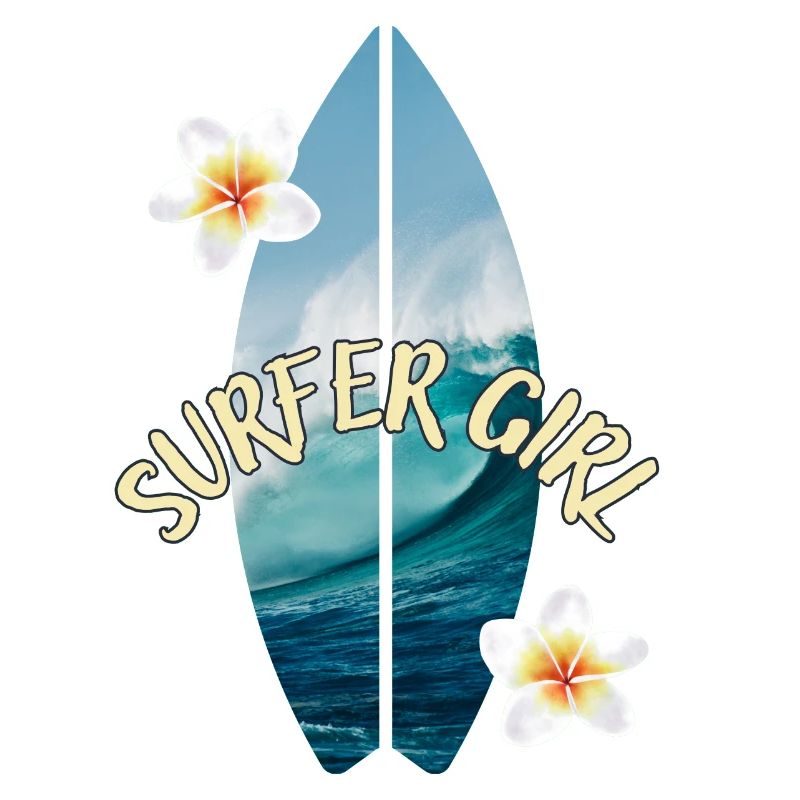 Fille surfeuse