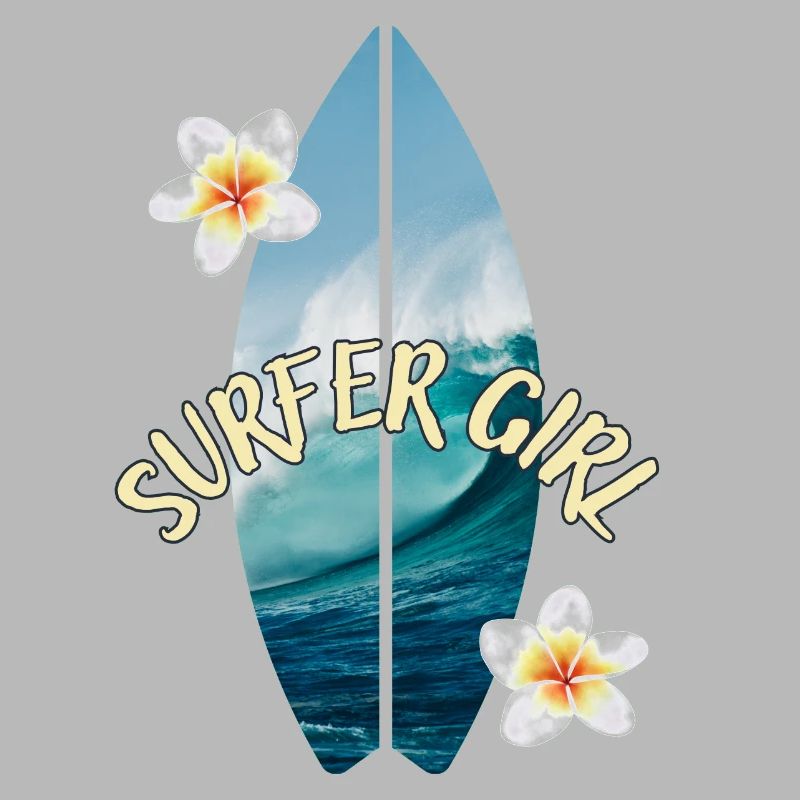 Fille surfeuse