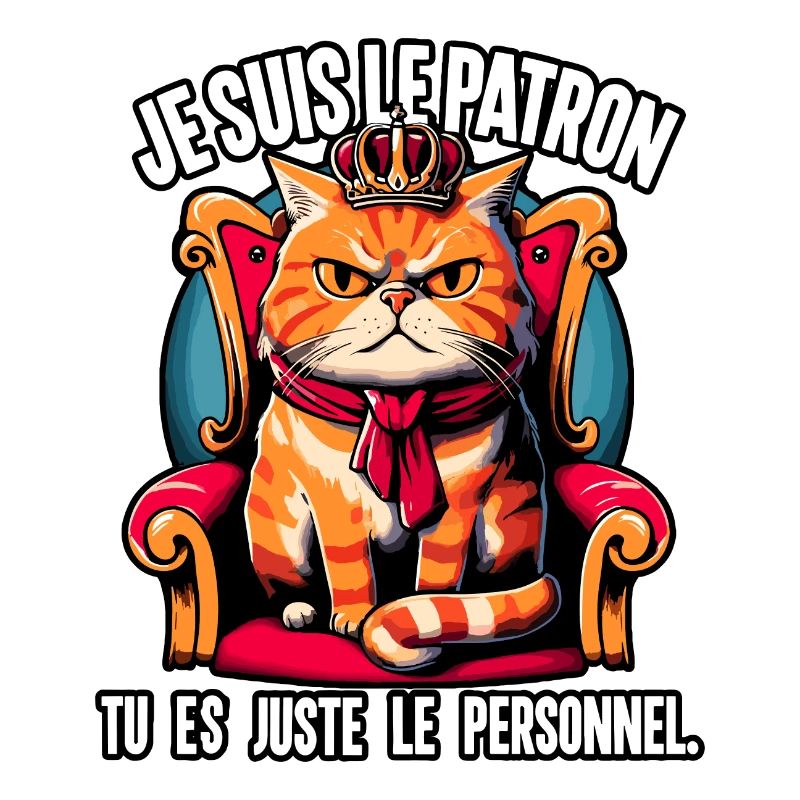 je suis le patron, chat.
