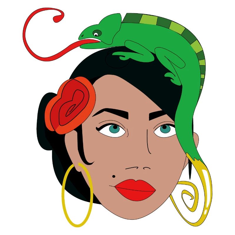 Fille caméléon