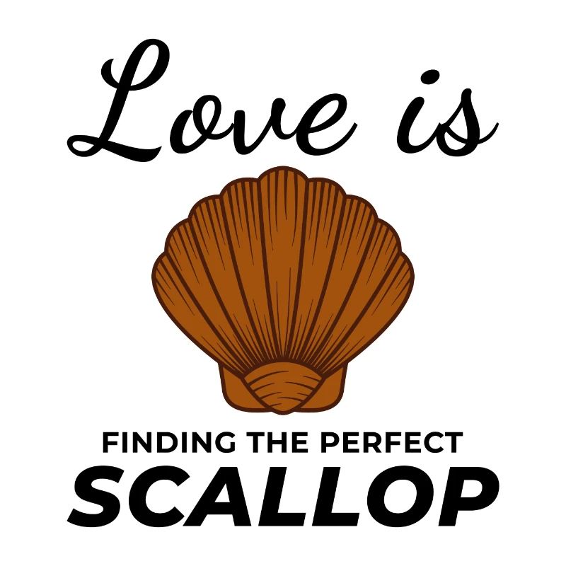 Scallop Seashells Collector Beachcomber Shellfish