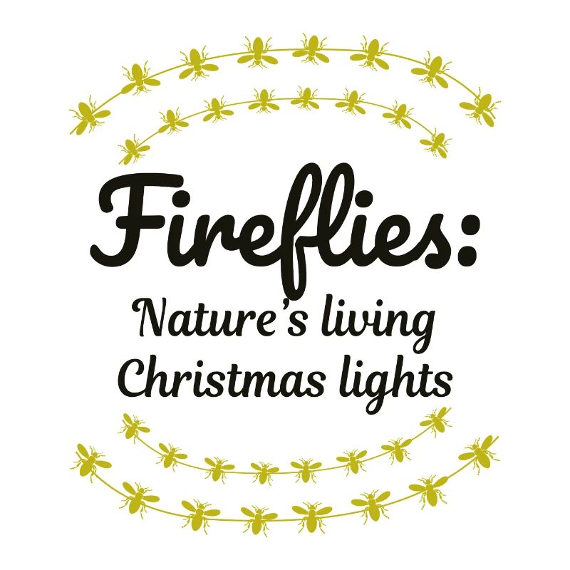 Fireflies Firefly Lightning Bug Insect Christmas
