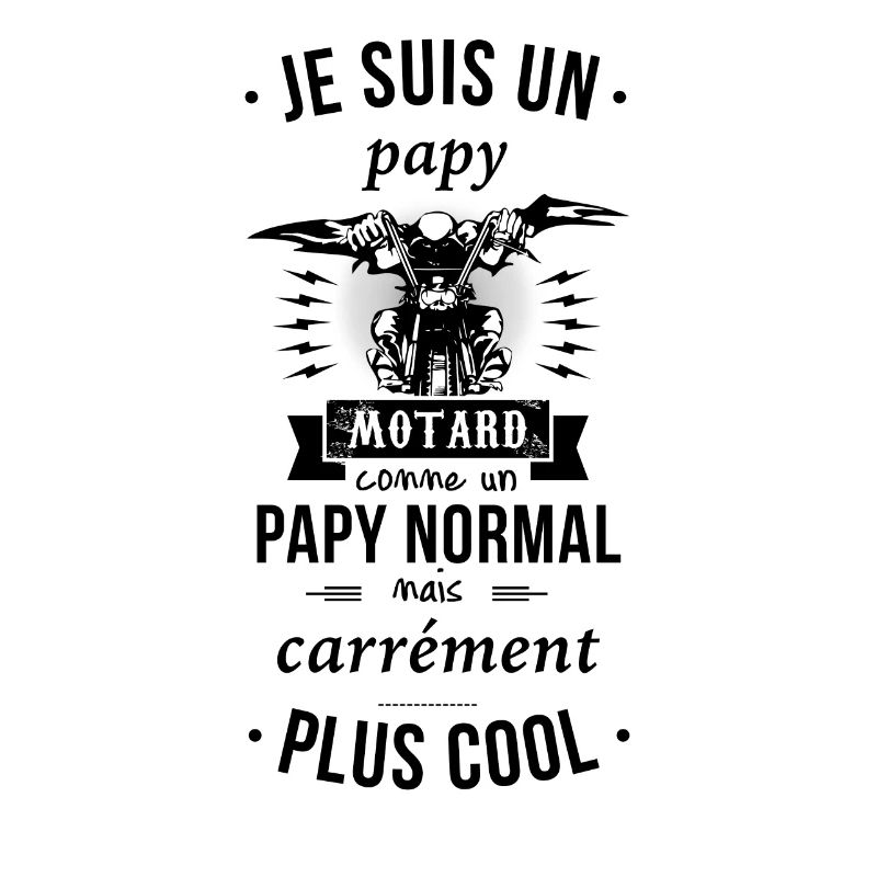 Papy motard
