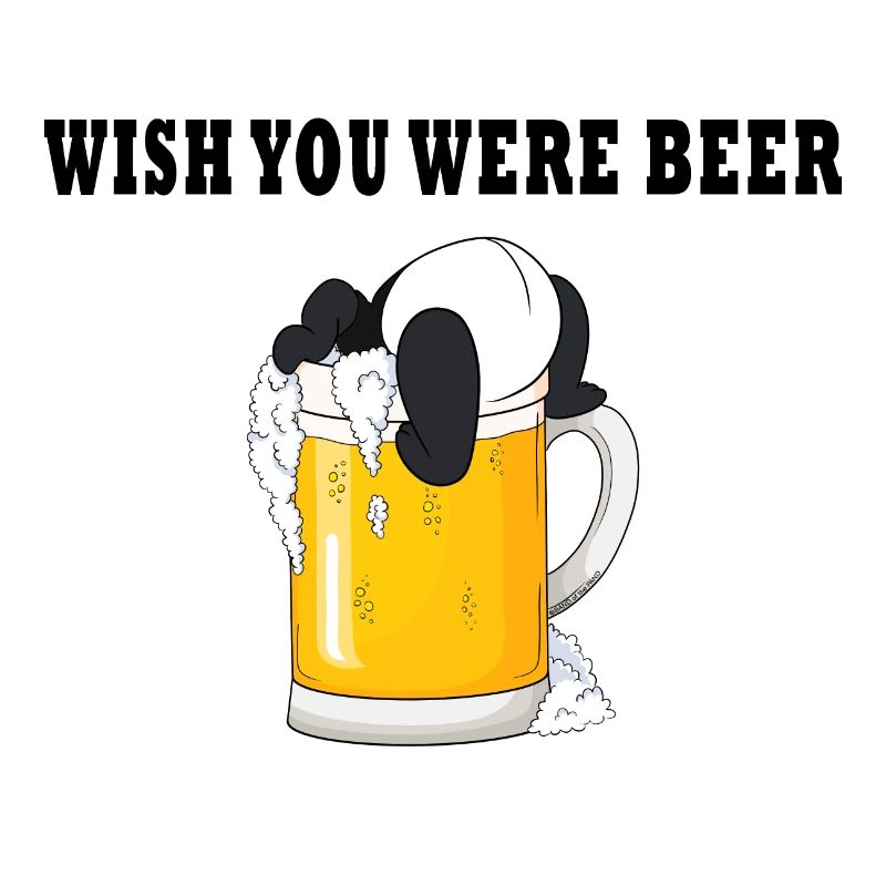 Wish You Were Bear - Funny Panda