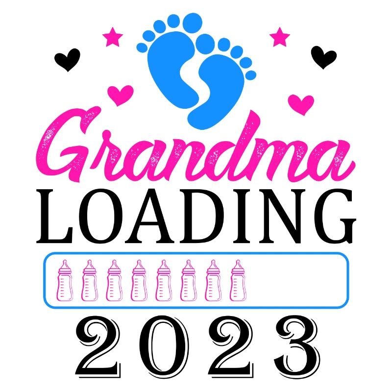 Werdende Oma, Oma loading 2023 Großmutter