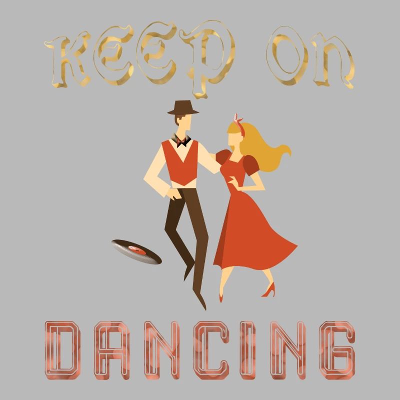 Keep on dancing, continuez à danser, danseur vinyl
