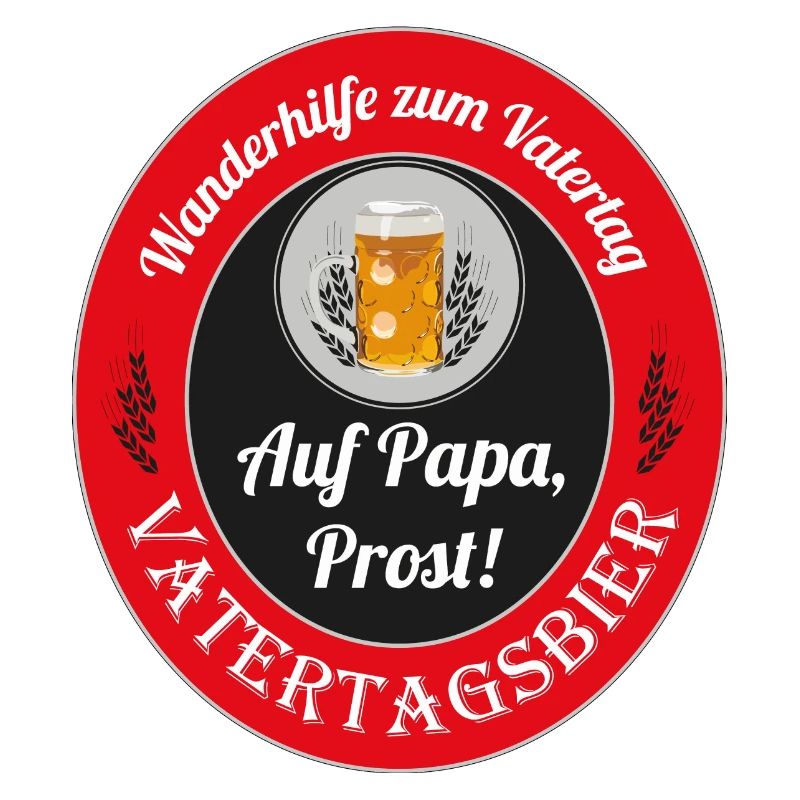 Vatertag Beer Label