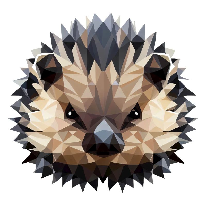 Polygon Hedgehog Design