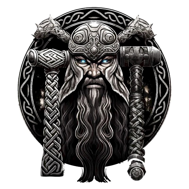 Wikinger Design Vegvisir Odin Valhalla