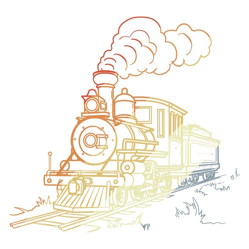 Railway Line Art