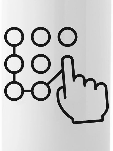 Touchscreen-Muster-Lockline-Symbol