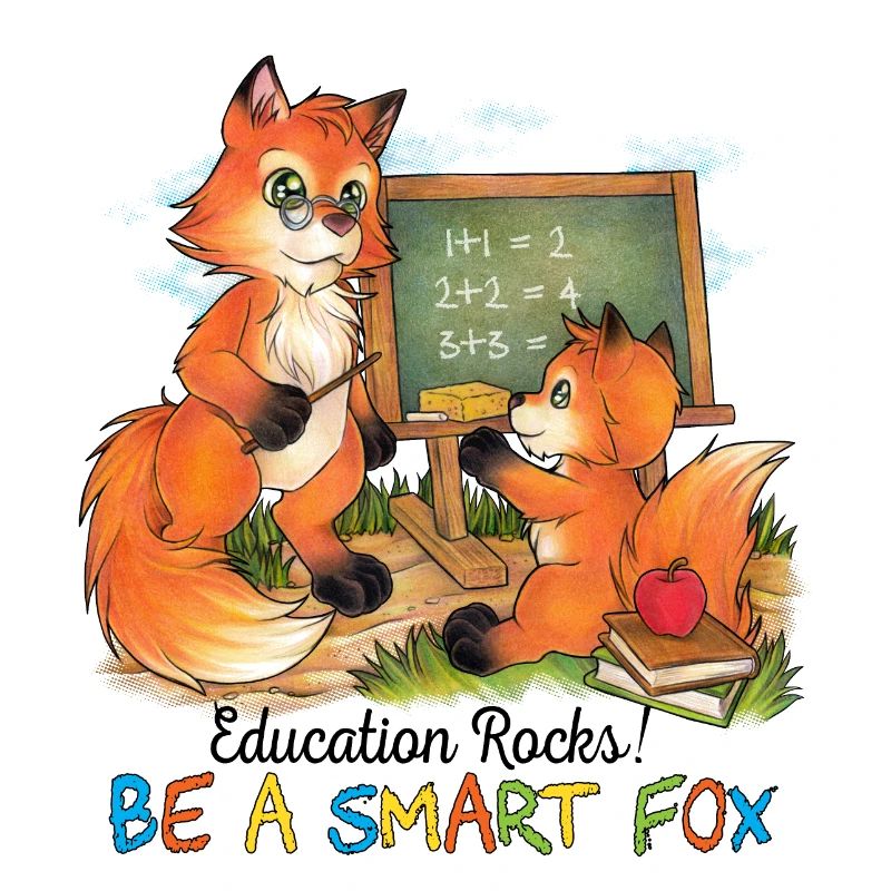 Les rocks de l’éducation ! Be a smart Fox - Idée cadeau