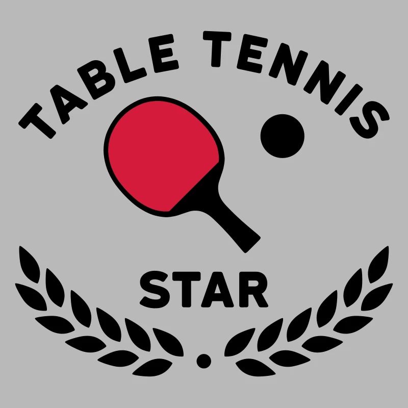 Étoile du tennis de table (couronne de laurier)