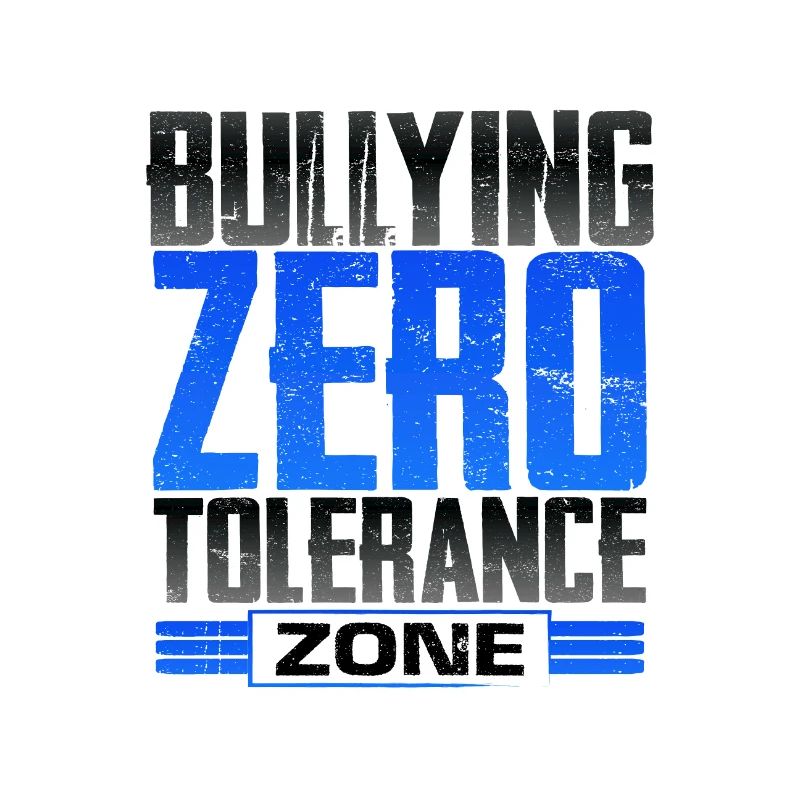 Cadeau anti-intimidation Zone de tolérance zéro Pas d’intimidateurs